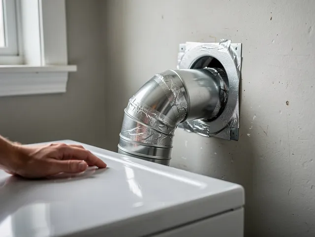 Manhattan Beach Dryer Vent Cleaning expert performing professional dryer vent repair and installation in Manhattan Beach