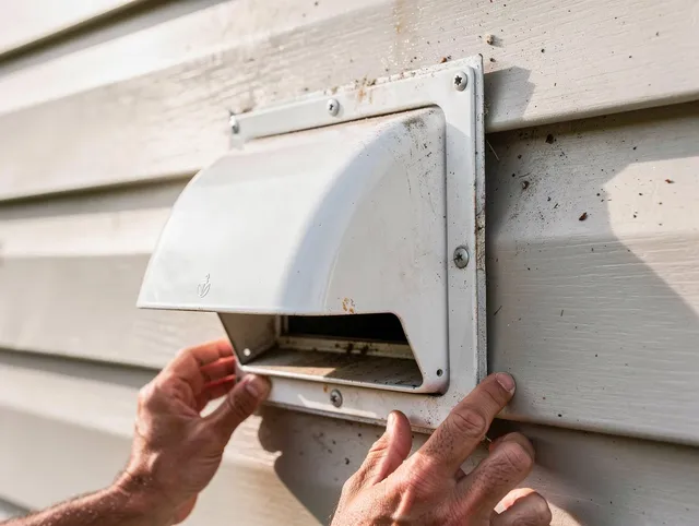Manhattan Beach Dryer Vent Cleaning technician delivering thorough residential dryer vent cleaning service in Manhattan Beach